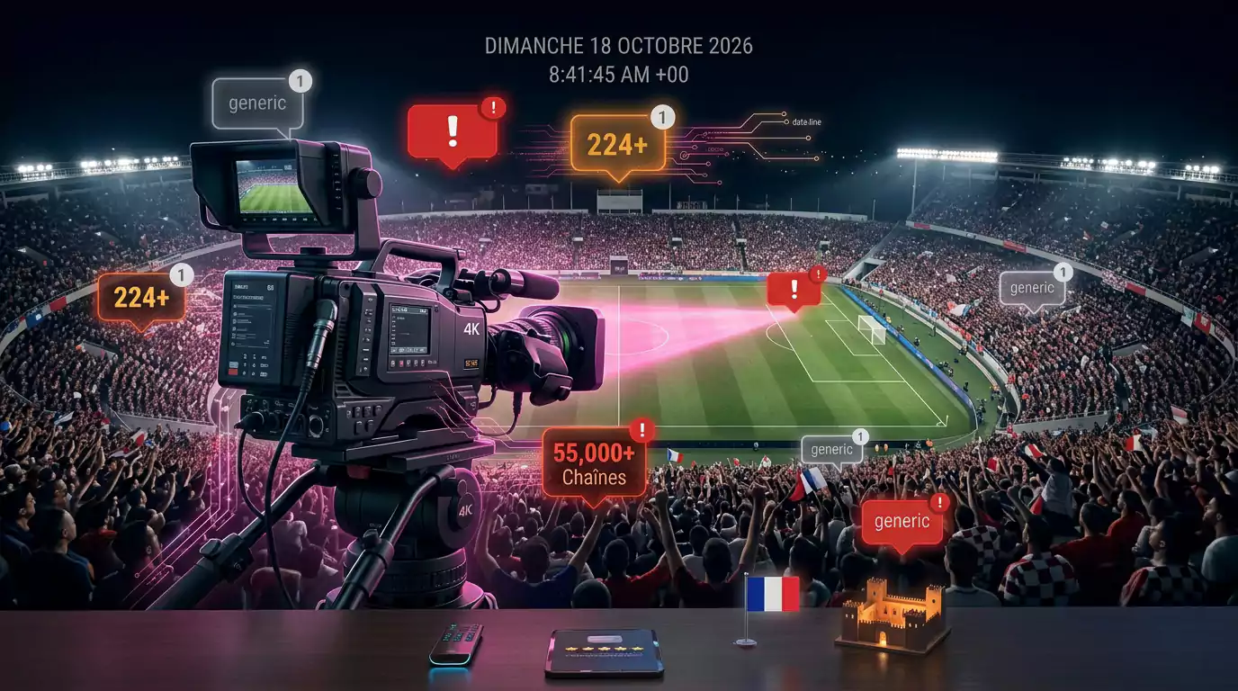 IPTV Pas Cher Sport : Regarder beIN Sports & RMC en 4K